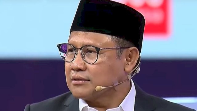 Muhaimin Iskandar (Cak Imin) menjawab pertanyaan dari Cawapres Gibran Rakabuming di debat kandidat Cawapres 2024 ||Ist 
