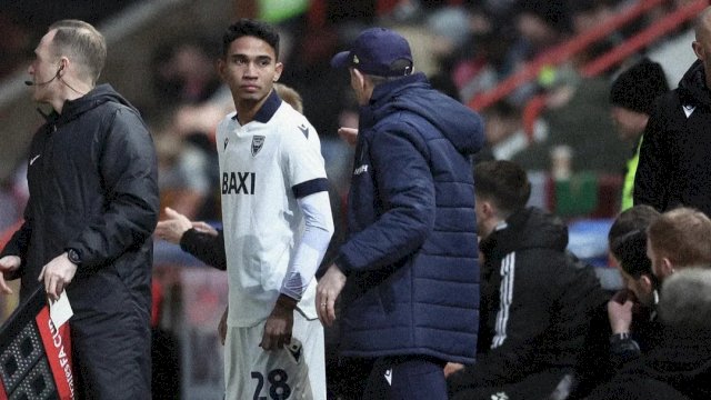 Marselino Ferdinan Debut di Oxford United Meski Gugur di Piala FA