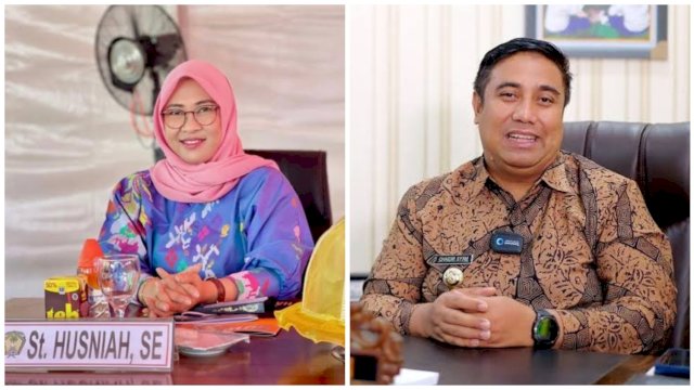 Foto Kolase Husniah Talenrang dan Chaidir Syam, Dok HN/Sinta.