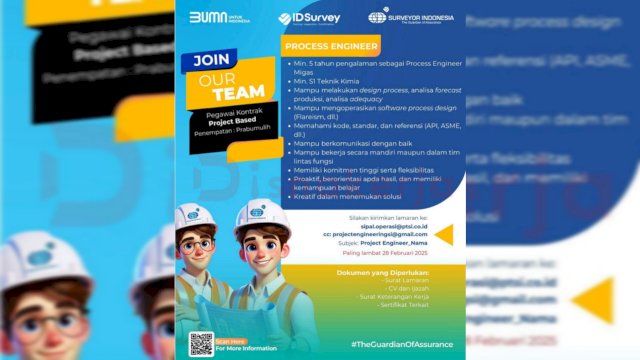 Flyer Loker PT Surveyor Indonesia ||Ist 