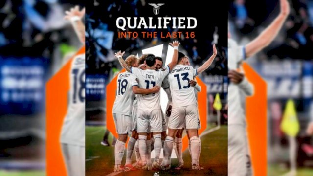 Lazio memastikan tiket ke babak 16 besar Liga Europa musim 2024/2025 ||@OfficialSSLazio