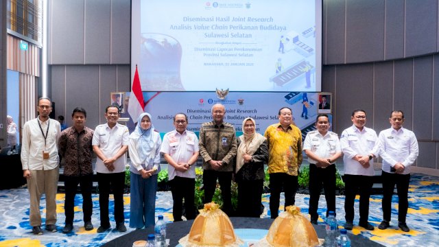 Kantor Perwakilan Bank Indonesia Provinsi Sulawesi Selatan (BI Sulsel) mengadakan riset strategis mengenai sektor ekonomi, salah satunya adalah analisis rantai nilai produk perikanan budidaya di Sulawesi Selatan. (Foto: dok BI)