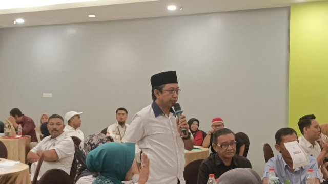 Salah satu perwakilan LPM Sinrijala di Musrenbang Panakkukang. Nampak warga antusias menghadiri Musrenbang ini. Foto: HN/Andirasikah