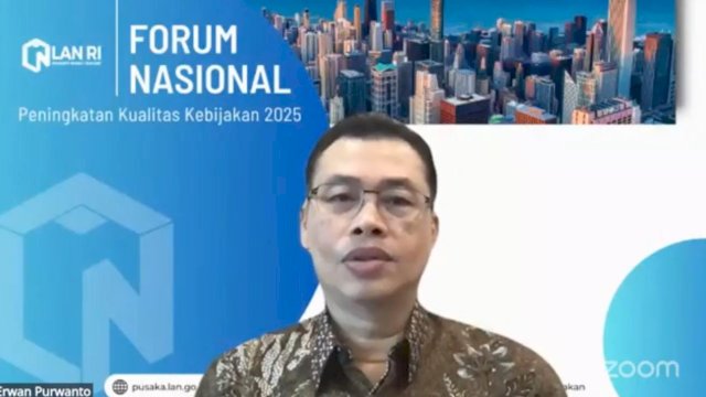 Forum Nasional Indeks Kualitas Kebijakan 2025. Foto: tangkapan layar/dok HN