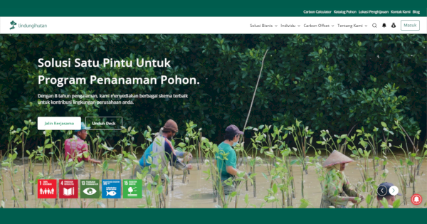 Intip Tampilan Baru Homepage LindungiHutan