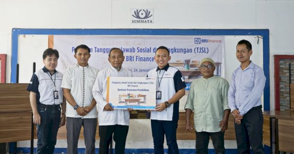 Dukung pendidikan berkualitas dan ramah lingkungan,BRI Finance berikan fasilitas belajar untuk PKBM Himmata