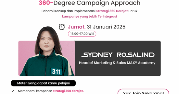 Transformasi Pemasaran Digital: MAXY Academy Selenggarakan Kelas Gratis Bersama Ahli Marketing