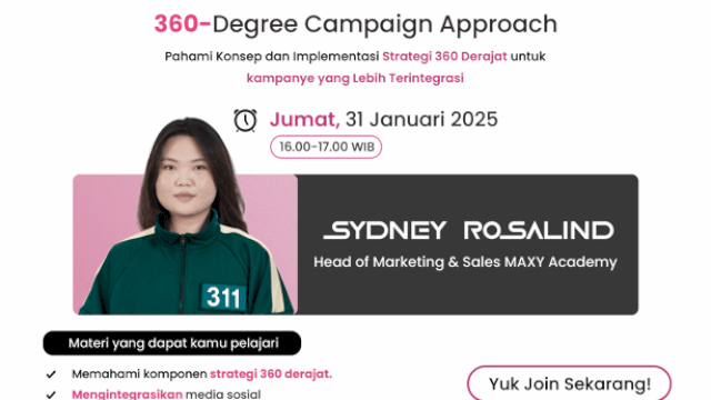Transformasi Pemasaran Digital: MAXY Academy Selenggarakan Kelas Gratis Bersama Ahli Marketing