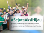 Wujudkan #SejutaAksiHijau, Tanam Pohon Hari Ini!