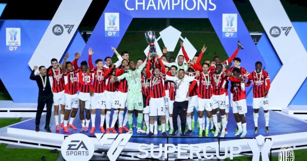 AC Milan Juara Supercoppa 2025, Tumbangkan Inter 3-2