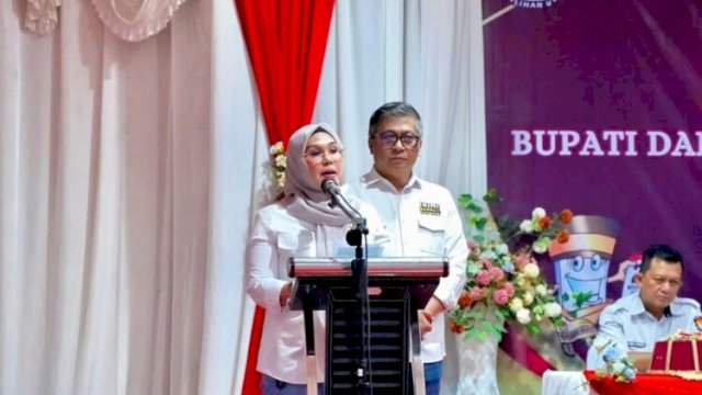 Bupati dan Wakil Bupati Barru periode 2025-2030, Andi Ina Kartika Sari dan Abustan ||handover 