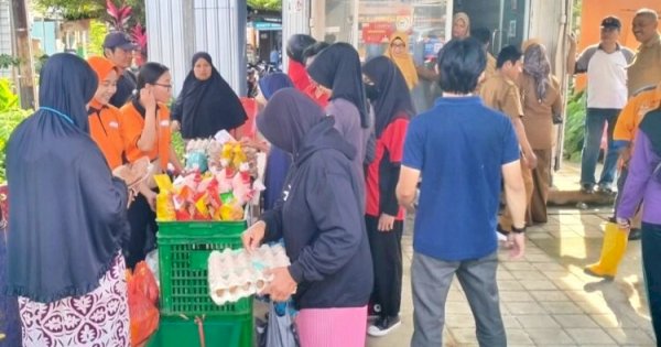 Dinas Ketahanan Pangan Makassar Gelar Pasar Murah