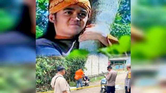 Aktor Sinetron Mak Lampir, Sandy Permana (up), lokasi ditemukannya Sandy Permana tewas dengan sejumlah luka tusuk pada Minggu,12/1/25 (down) || X@MS_NOBODY_REAL