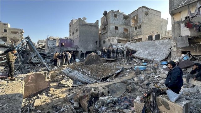 Salah satu penampakan kota Gaza terkini yang tersebar luas di medsos. Foto: ist