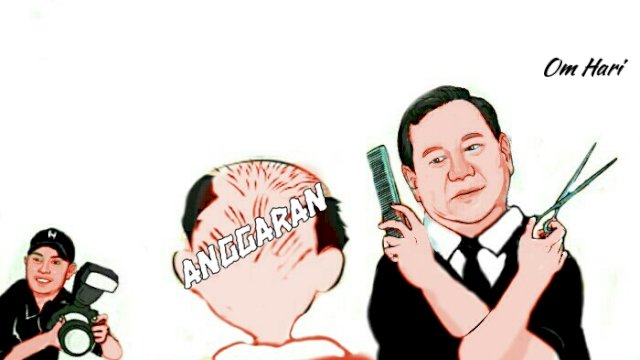 Karikatur efisiensi anggatan di pemerintahan Presiden Prabowo (Dodi/harian.news)