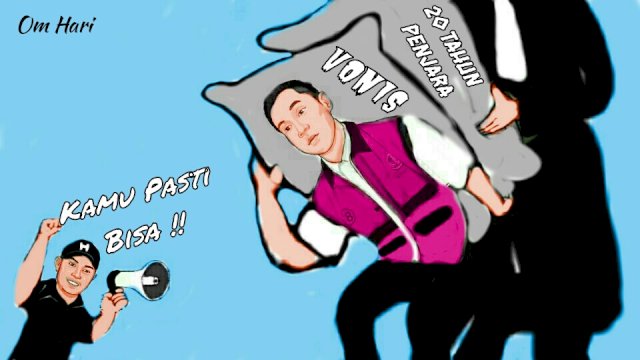 Karikatur Harvey Moeis (Dodi/harian.news)