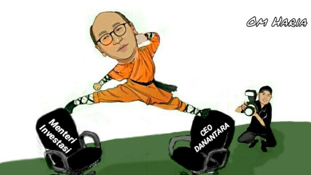 Karikatur Rosan Roeslani (Dodi/harian.news)