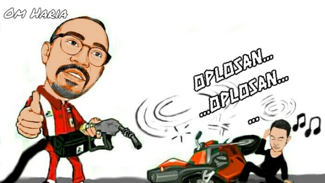 Karikatur dugaan Pertamax oplosan (Dodi/harian.news)