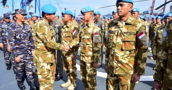 Satgas MTF TNI Pulang dengan Kebanggaan, Deng Ical: Selamat Datang di Rumah, Para Pahlawan Perdamaian