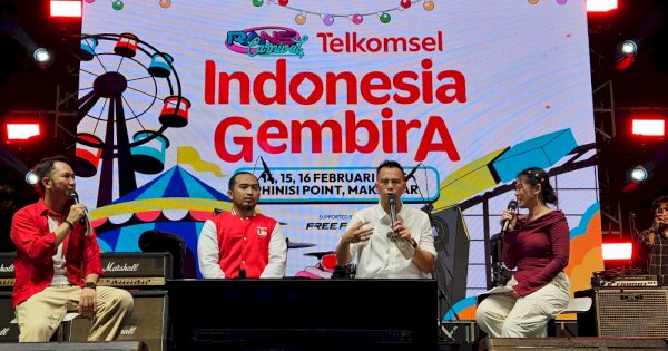 Makassar Jadi Tuan Rumah Indonesia Gembira, Ajang Kolaborasi RANS Entertainment dan Telkomsel