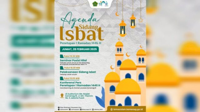 Sidang Isbat Awal Ramadan Digelar 28 Februari 2025 ||doc_kemenag