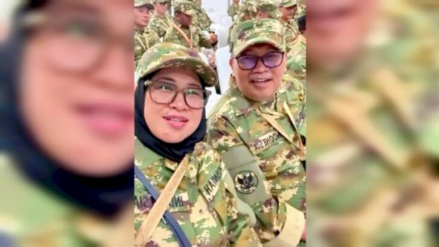 Bersaudara, Husniah Talenrang Bupati Gowa dan Muhammad Firdaus Bupati Takalar saat mengikuti retreat di Akmil Magelang ||Ist 