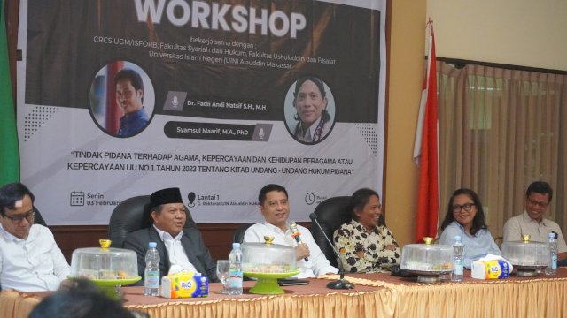 CRCS UGM dan UIN Alauddin Kupas Regulasi Baru Tindak Pidana Agama