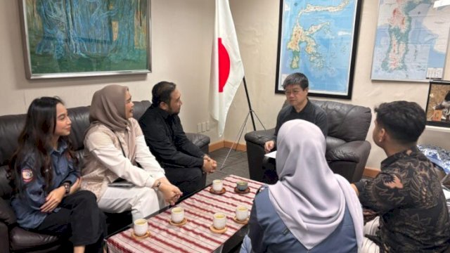 Diskusi strategis Dispora Makassar dengan perwakilan Jepang dan Australia dalam rangka persiapan IYS 2025 dan Marching Fest 2025||Ist 