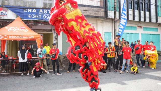 Makassar Sukses Gelar Barongsai Competition, Pertama Kali di Festival Jappa Jokka
