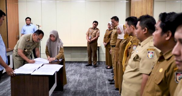 Jelang Akhir Jabatan, Danny Lantik 91 Pejabat Fungsional Pemkot Makassar