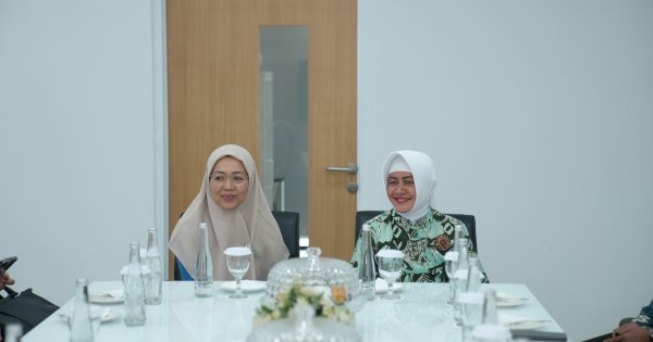 Indira dan Melinda Aksa Bahas Transisi Kepemimpinan TP PKK Makassar
