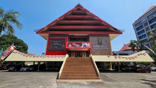 Kantor Dewan Perwakilan Rakyat Daerah Sulawesi Selatan (DPRD) Sulsel, Dok Humas DPRD Sulsel.