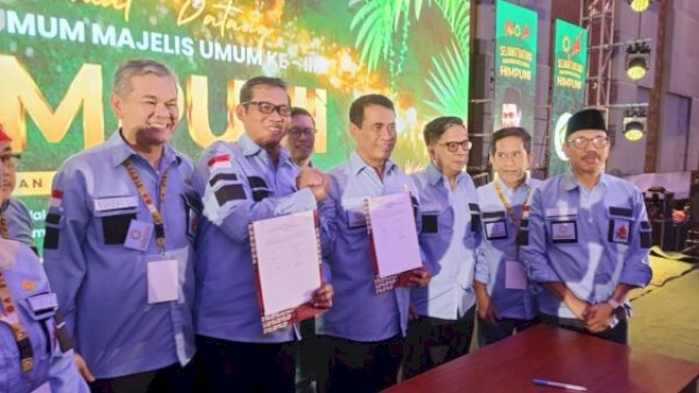 Andi Amran Sulaiman terpilih sebagai Koordinator Presidium Himpuni 2025-2028 dalam acara SUMU III di Makassar ||Ist 