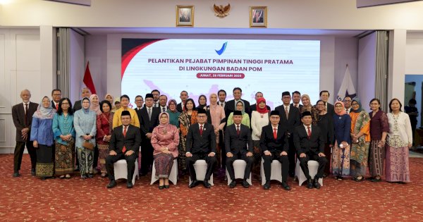 Taruna Ikrar Lantik Pejabat Eselon II BPOM, Titip Lima Amanat Presiden Prabowo