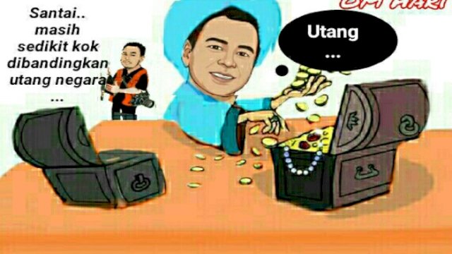 Karikatur LHKPN Raffi Ahmad (Dodi/harian.news)