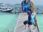 Dermaga Rusak, Nakes dan Guru Pulau Sembilan Cemas