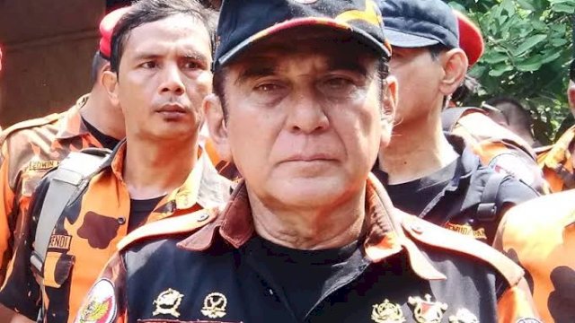 Rumah Ketua Pemuda Pancasila (PP) Japto Soerjosoemarno (JS) digeledah KPK dan menyita 11 unit mobil dan barang bukti lainnya. Foto: ist