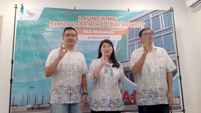Pimpinan BINUS Learning Community (BLC) Makassar. (Foto: Gita)