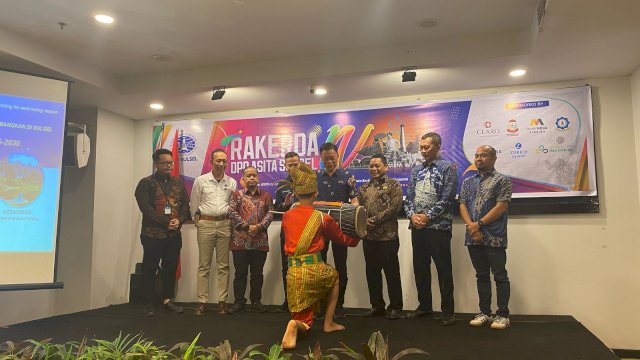 Pembukaan Rakerda ASITA Sulsel di Hotel Claro Makassar. (Foto:Gita/HN)