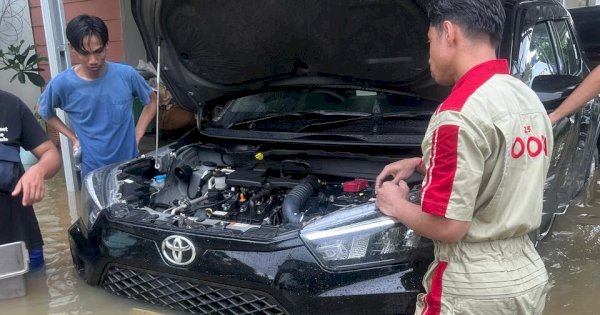 Tenang! Kalla Toyota Punya Solusi untuk Kendaraan yang Terdampak Banjir di Sulsel