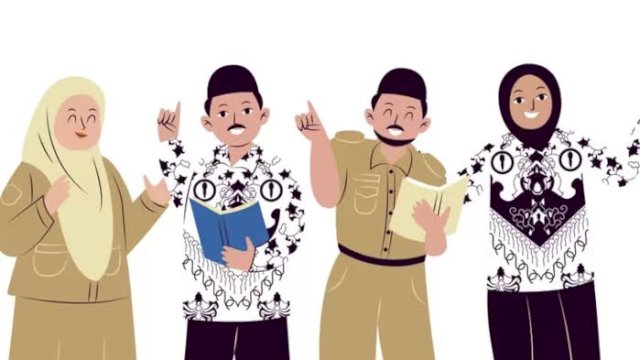 Ilustrasi guru. (foto/int)