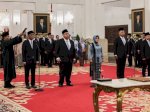 Presiden Prabowo Lantik Sejumlah Pejabat Baru dalam Reshuffle Kabinet