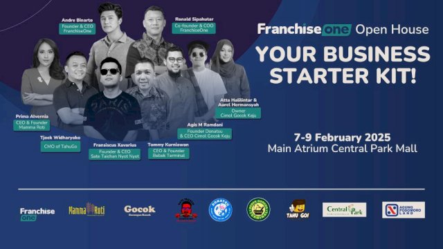 FranchiseOne Open House: Bundling Pembelian Franchise dengan Properti Agung Podomoro Land