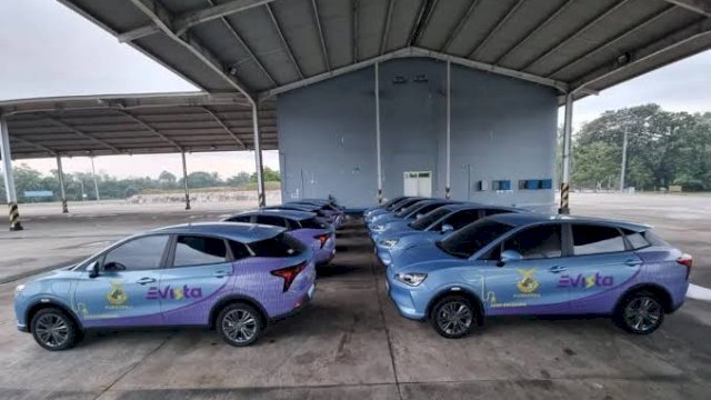 5 Kelebihan Naik Taksi Listrik Online Evista di Bandara Pekanbaru