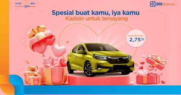 Wujudkan Mobil Baru di Hari Valentine Dengan Promo Menarik Dari BRI Finance