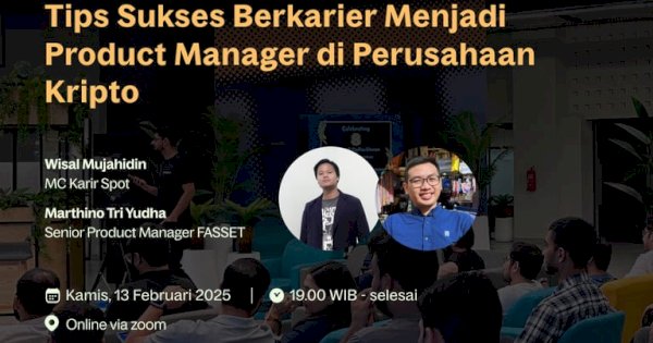 Kripto Makin Naik Daun, Fasset dan KarirSpot Bedah Karier Menjadi Product Manager di Industri Kripto