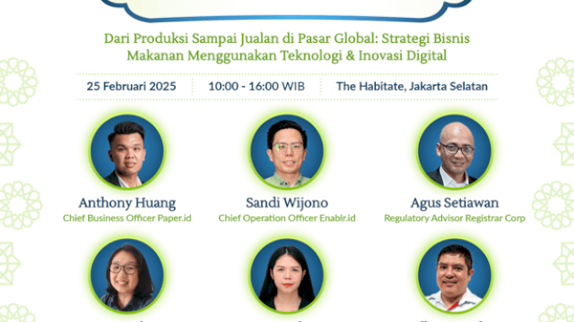 Acara Bisnis yang Bawa Berkah: Dari Produksi Sampai Jualan di Pasar Global: Strategi Bisnis Makanan Menggunakan Teknologi &amp; Inovasi Digital