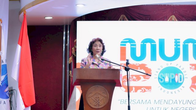 Ibu Susi Pudjiastuti sebagai ketua umum stand up paddle indonesia periode 2025 – 2028