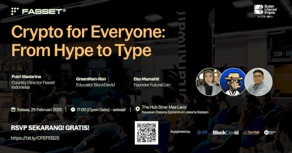 Fasset Dorong Literasi Kripto di Indonesia Lewat Diskusi Panel “Crypto for Everyone: From Hype to Type”