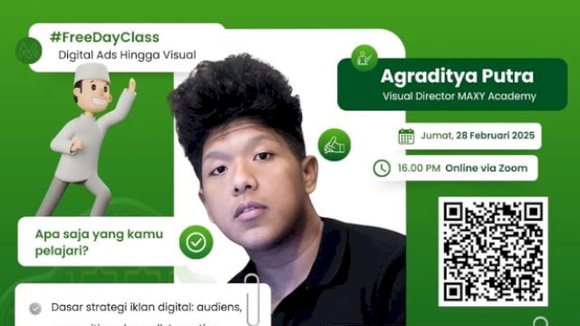 MAXY Academy Ajak Generasi Muda Belajar Digital Ads &amp; Desain Visual Gratis